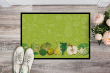 Load image into Gallery viewer, Fruits and Vegetables in Green Doormat - 24x36 Decorative Floor Mat – Indoor/Outdoor Rug with Artistic Flair BB5135JMAT