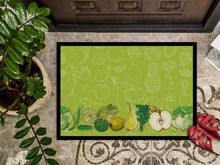 Load image into Gallery viewer, Fruits and Vegetables in Green Doormat - 18x27 Decorative Floor Mat – Indoor/Outdoor Rug with Artistic Flair BB5135MAT