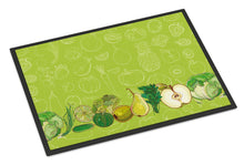 Load image into Gallery viewer, Fruits and Vegetables in Green Doormat - 18x27 Decorative Floor Mat – Indoor/Outdoor Rug with Artistic Flair BB5135MAT