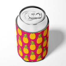 Load image into Gallery viewer, Pineapples on Pink Can or Bottle Hugger BB5136CC