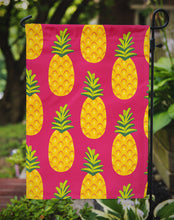 Load image into Gallery viewer, Pineapples on Pink Garden Flag - Outdoor Decorative Yard Flag BB5136GF