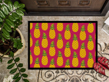 Load image into Gallery viewer, Pineapples on Pink Doormat - 18x27 Decorative Floor Mat – Indoor/Outdoor Rug with Artistic Flair BB5136MAT