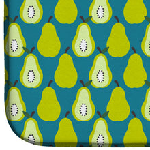 Load image into Gallery viewer, Pears on Green Dish Drying Mat – Absorbent, Artistic Kitchen Essentials BB5138DDM