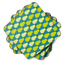 Load image into Gallery viewer, Pears on Green Foam Coaster  BB5138FC