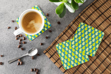 Load image into Gallery viewer, Pears on Green Foam Coaster  BB5138FC