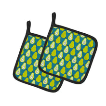 Load image into Gallery viewer, Pears on Green Pot Holders - Set of 2 - Heat-Resistant Kitchen Essentials BB5138PTHD