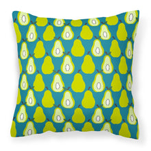 Load image into Gallery viewer, Pears on Green Fabric Decorative Pillow BB5138PW1818