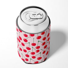 Load image into Gallery viewer, Cherries on Pink Can or Bottle Hugger BB5139CC