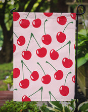 Load image into Gallery viewer, Cherries on Pink Garden Flag - Outdoor Decorative Yard Flag BB5139GF