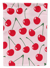 Load image into Gallery viewer, Cherries on Pink Garden Flag - Outdoor Decorative Yard Flag BB5139GF