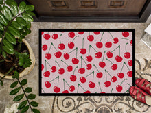 Load image into Gallery viewer, Cherries on Pink Doormat - 18x27 Decorative Floor Mat – Indoor/Outdoor Rug with Artistic Flair BB5139MAT