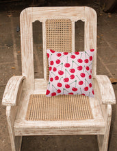 Load image into Gallery viewer, Cherries on Pink Fabric Decorative Pillow BB5139PW1818