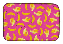 Load image into Gallery viewer, Bananas on Pink Dish Drying Mat – Absorbent, Artistic Kitchen Essentials BB5140DDM