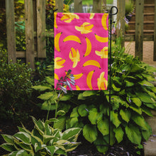 Load image into Gallery viewer, Bananas on Pink Garden Flag - Outdoor Decorative Yard Flag BB5140GF
