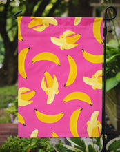 Load image into Gallery viewer, Bananas on Pink Garden Flag - Outdoor Decorative Yard Flag BB5140GF