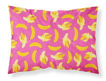 Load image into Gallery viewer, Bananas on Pink Fabric Standard Pillowcase – Artistic Decorative Front, White Back BB5140PILLOWCASE