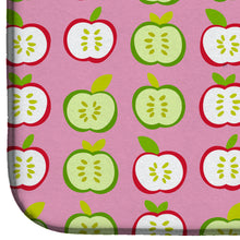 Load image into Gallery viewer, Apples on Pink Dish Drying Mat – Absorbent, Artistic Kitchen Essentials BB5141DDM