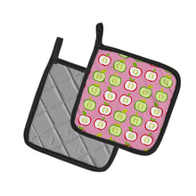 Load image into Gallery viewer, Apples on Pink Pot Holders - Set of 2 - Heat-Resistant Kitchen Essentials BB5141PTHD