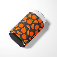 Load image into Gallery viewer, Oranges on Gray Can or Bottle Hugger BB5142CC