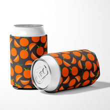 Load image into Gallery viewer, Oranges on Gray Can or Bottle Hugger BB5142CC