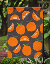 Load image into Gallery viewer, Oranges on Gray Garden Flag - Outdoor Decorative Yard Flag BB5142GF