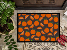 Load image into Gallery viewer, Oranges on Gray Doormat - 18x27 Decorative Floor Mat – Indoor/Outdoor Rug with Artistic Flair BB5142MAT
