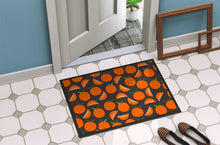 Load image into Gallery viewer, Oranges on Gray Doormat - 18x27 Decorative Floor Mat – Indoor/Outdoor Rug with Artistic Flair BB5142MAT