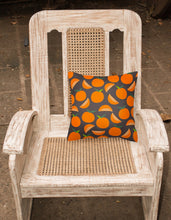 Load image into Gallery viewer, Oranges on Gray Fabric Decorative Pillow BB5142PW1818