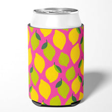 Load image into Gallery viewer, Lemons and Limes on Pink Can or Bottle Hugger BB5143CC