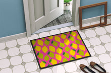 Load image into Gallery viewer, Lemons and Limes on Pink Doormat - 18x27 Decorative Floor Mat – Indoor/Outdoor Rug with Artistic Flair BB5143MAT