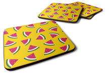 Load image into Gallery viewer, Watermelon on Yellow Foam Coaster  BB5144FC