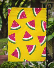 Load image into Gallery viewer, Watermelon on Yellow Garden Flag - Outdoor Decorative Yard Flag BB5144GF
