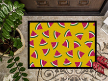 Load image into Gallery viewer, Watermelon on Yellow Doormat - 18x27 Decorative Floor Mat – Indoor/Outdoor Rug with Artistic Flair BB5144MAT