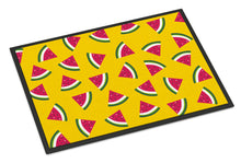 Load image into Gallery viewer, Watermelon on Yellow Doormat - 18x27 Decorative Floor Mat – Indoor/Outdoor Rug with Artistic Flair BB5144MAT