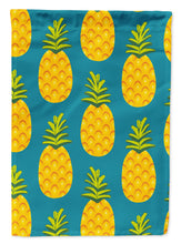 Load image into Gallery viewer, Pineapples on Teal Garden Flag - Outdoor Decorative Yard Flag BB5145GF