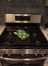 Load image into Gallery viewer, Pineapples on Teal Oven Mitt BB5145OVMT