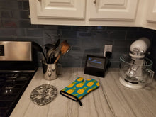 Load image into Gallery viewer, Pineapples on Teal Oven Mitt BB5145OVMT