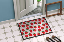 Load image into Gallery viewer, Strawberries on Pink Doormat - 24x36 Decorative Floor Mat – Indoor/Outdoor Rug with Artistic Flair BB5146JMAT