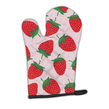 Load image into Gallery viewer, Strawberries on Pink Oven Mitt BB5146OVMT