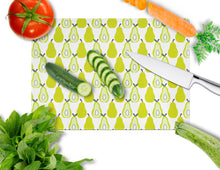 Load image into Gallery viewer, Pears on White Glass Cutting Boards – Durable, Decorative Kitchen Art Large BB5147LCB