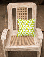 Load image into Gallery viewer, Pears on White Fabric Decorative Pillow BB5147PW1818