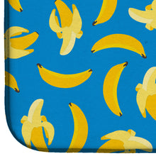 Load image into Gallery viewer, Bananas on Blue Dish Drying Mat – Absorbent, Artistic Kitchen Essentials BB5149DDM