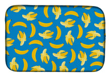 Load image into Gallery viewer, Bananas on Blue Dish Drying Mat – Absorbent, Artistic Kitchen Essentials BB5149DDM