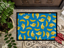 Load image into Gallery viewer, Bananas on Blue Doormat - 24x36 Decorative Floor Mat – Indoor/Outdoor Rug with Artistic Flair BB5149JMAT