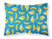 Load image into Gallery viewer, Bananas on Blue Fabric Standard Pillowcase – Artistic Decorative Front, White Back BB5149PILLOWCASE