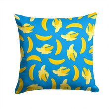 Load image into Gallery viewer, Bananas on Blue Throw Pillow - 14x14 Decorative Pillow – Art for Your Home &amp; Patio BB5149PW1414