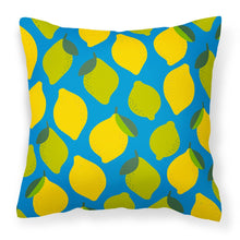 Load image into Gallery viewer, Lemons and Limes Fabric Decorative Pillow BB5150PW1818