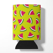 Load image into Gallery viewer, Watermelon on Lime Green Can or Bottle Hugger BB5151CC