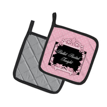 Load image into Gallery viewer, Ballerina Ballet Recital Tonight Pot Holders - Set of 2 - Heat-Resistant Kitchen Essentials BB5152PTHD