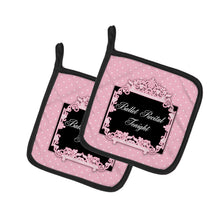 Load image into Gallery viewer, Ballerina Ballet Recital Tonight Pot Holders - Set of 2 - Heat-Resistant Kitchen Essentials BB5152PTHD